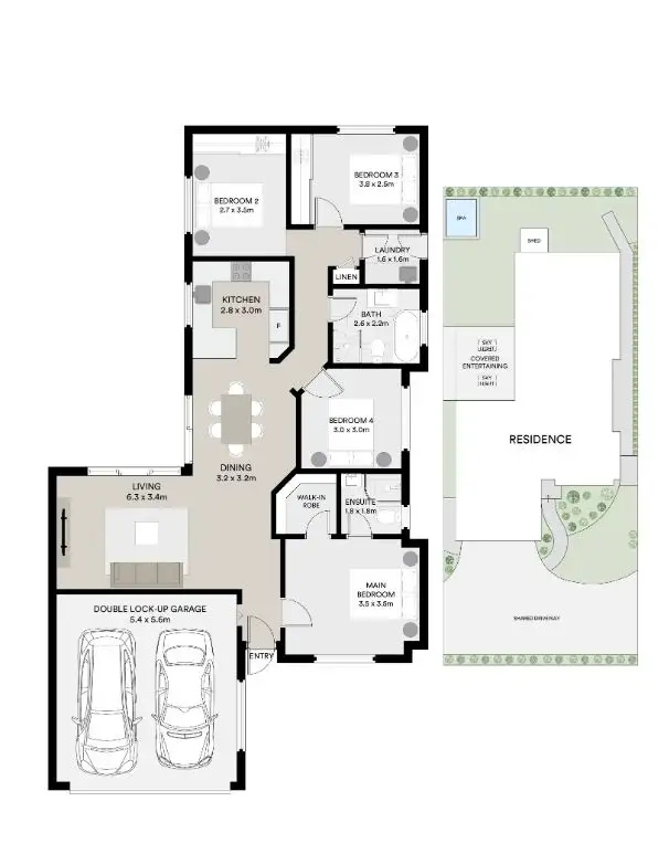Floorplan of Homely house listing, 13 Dawson Place, Menai NSW 2234