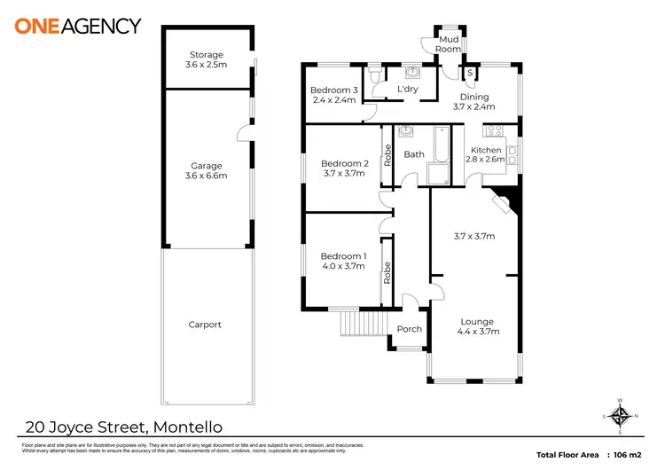 Floorplan of Homely house listing, 20 Joyce Street, Montello TAS 7320