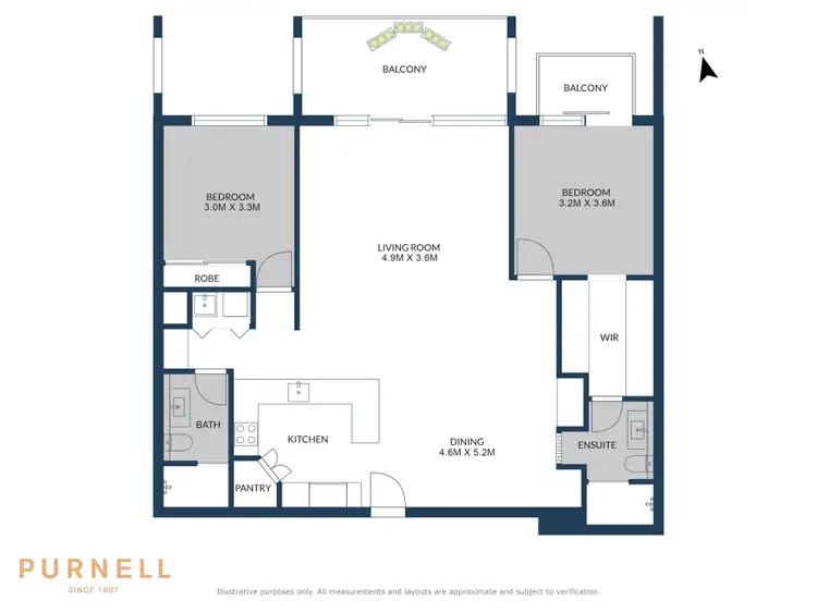 Floorplan of Homely apartment listing, 204/55 The Causeway, Kingston ACT 2604