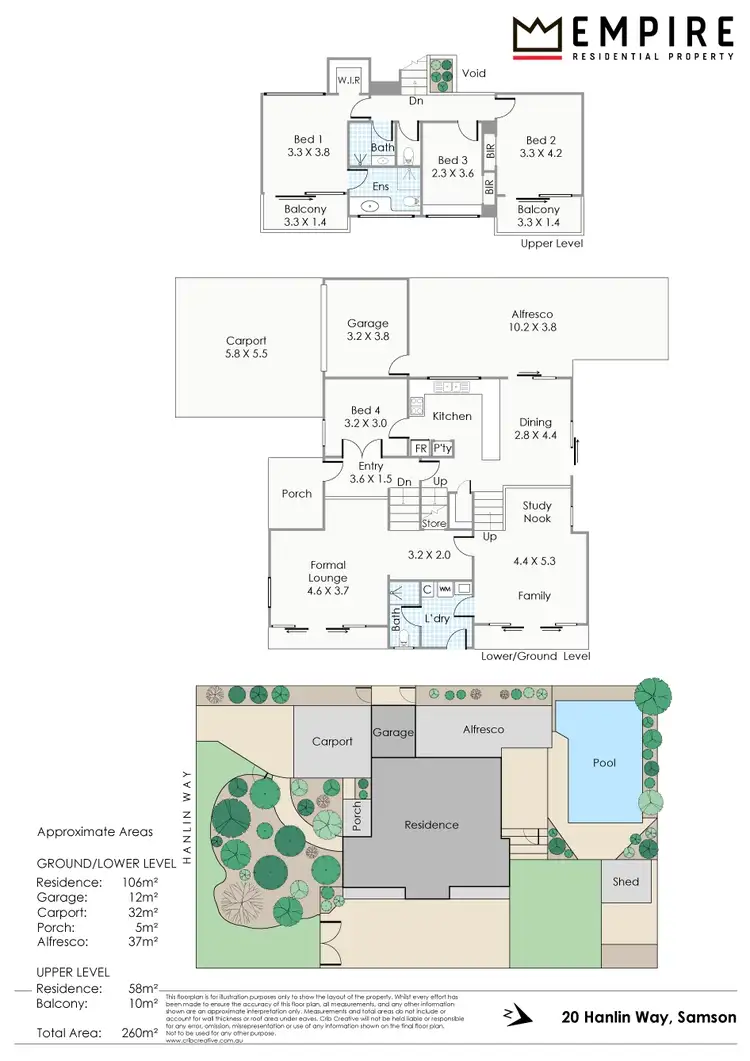 Floorplan of Homely house listing, 20 Hanlin Way, Samson WA 6163