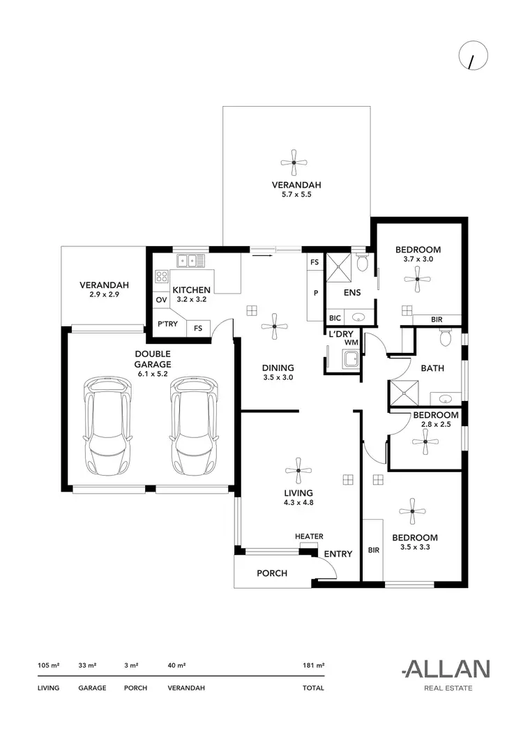 Floorplan of Homely unit listing, 2/29 Lapthorne Street, Glenelg East SA 5045