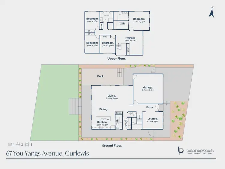 Floorplan of Homely house listing, 67 You Yangs Avenue, Curlewis VIC 3222