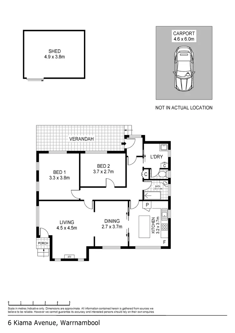 Floorplan of Homely house listing, 6 Kiama Avenue, Warrnambool VIC 3280