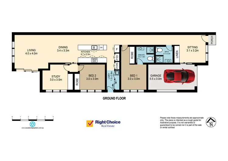 Floorplan of Homely semi-detached listing, 3A Irongum Street, Horsley NSW 2530
