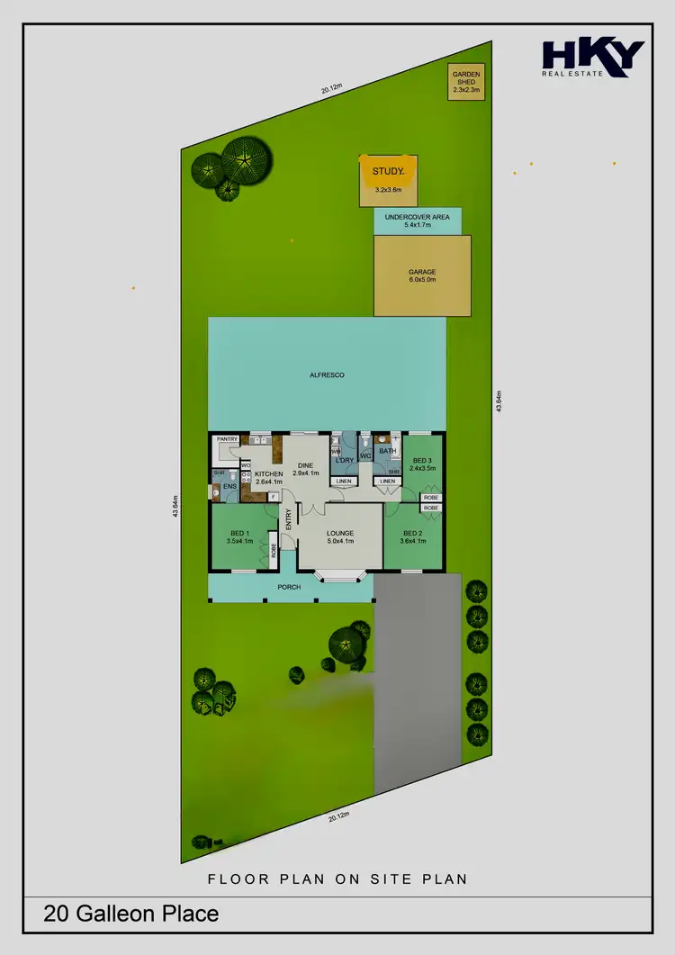 Floorplan of Homely house listing, 20 Galleon Place, Yanchep WA 6035