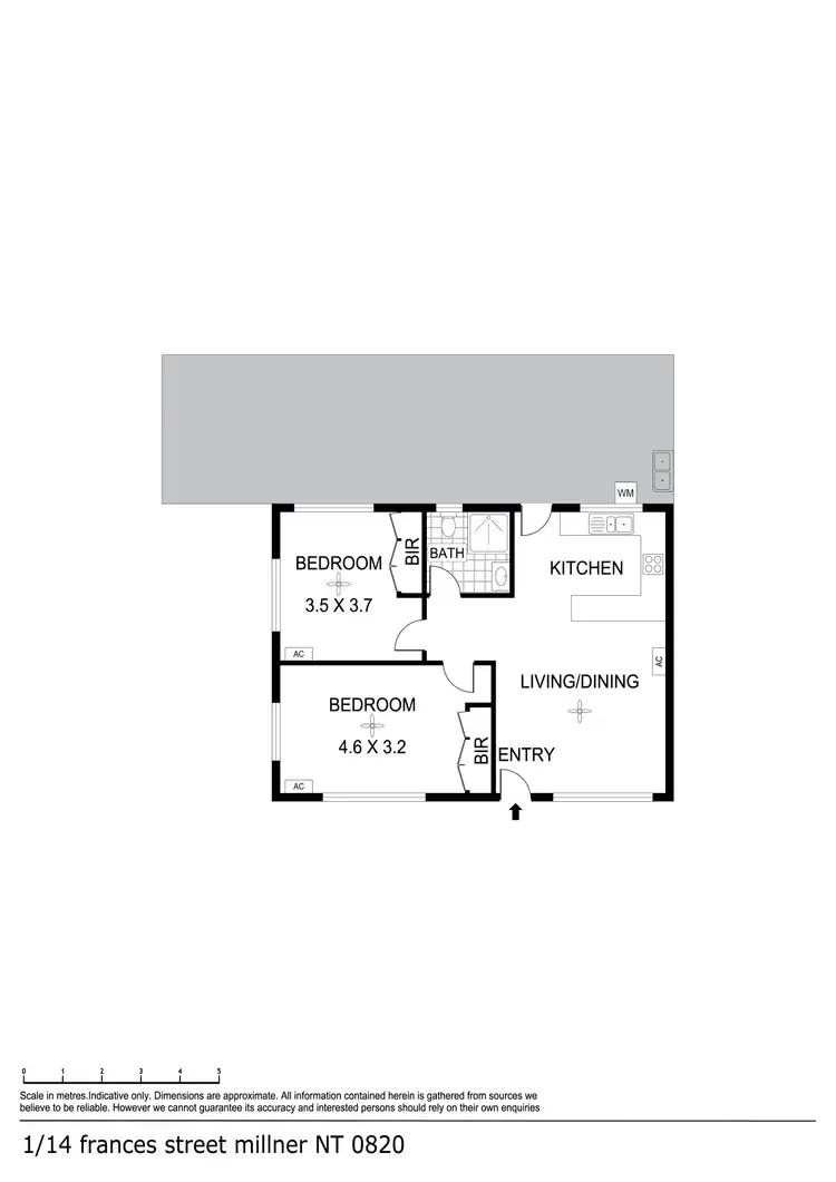 Floorplan of Homely block of units listing, 14 Francis Street, Millner NT 810