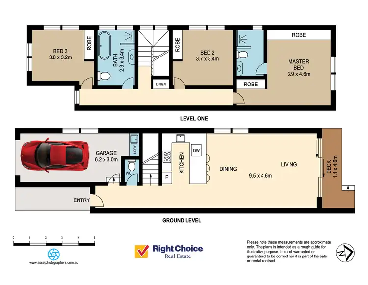 Floorplan of Homely townhouse listing, 13/11 Karoo Street, Albion Park Rail NSW 2527