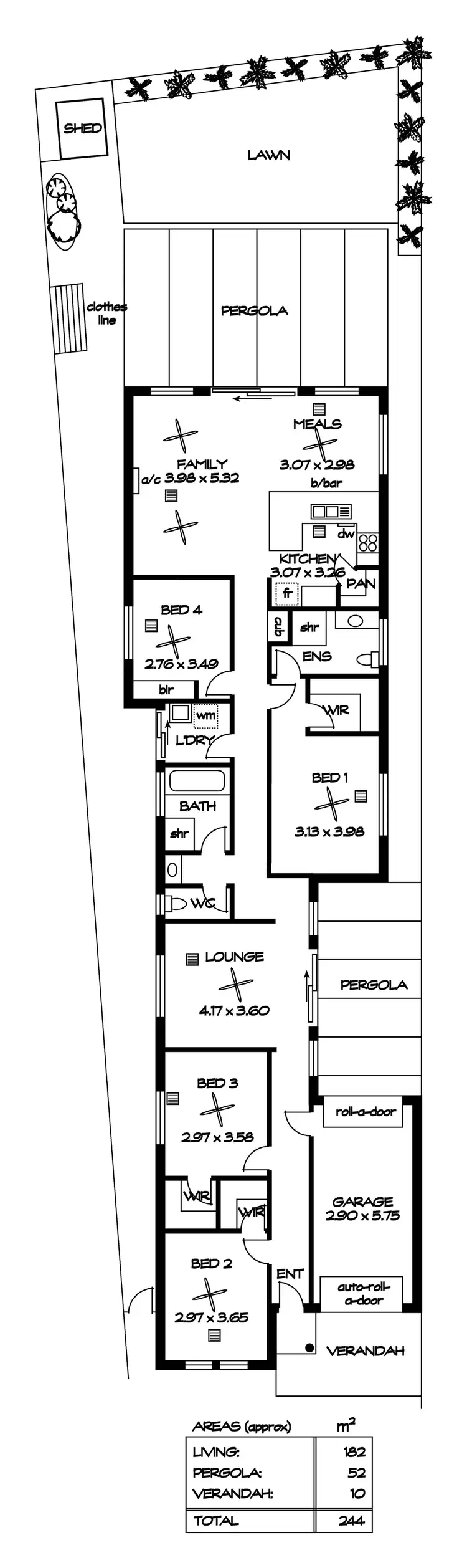 Floorplan of Homely house listing, 25A Dunedin Avenue, Hillcrest SA 5086