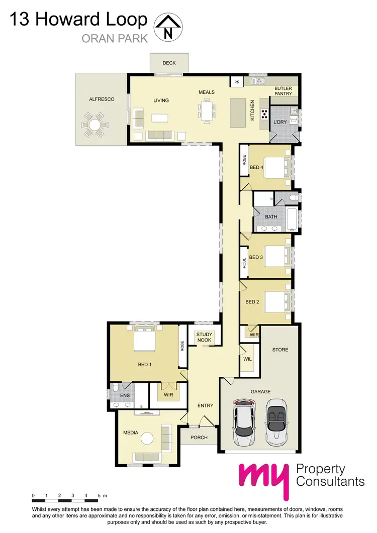 Floorplan of Homely house listing, 13 Howard Loop, Oran Park NSW 2570