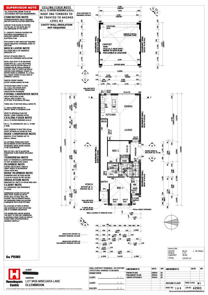 Floorplan of Homely house listing, 8 Minegara Lane, Ellenbrook WA 6069