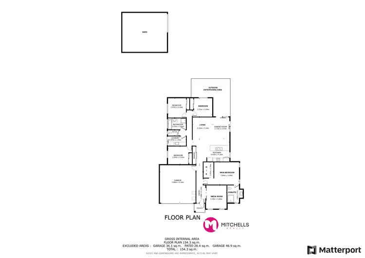 Floorplan of Homely house listing, 103 Bay Park Road, Wondunna QLD 4655