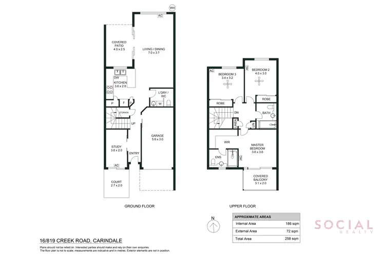 Floorplan of Homely townhouse listing, 16/819 Creek Road, Carindale QLD 4152