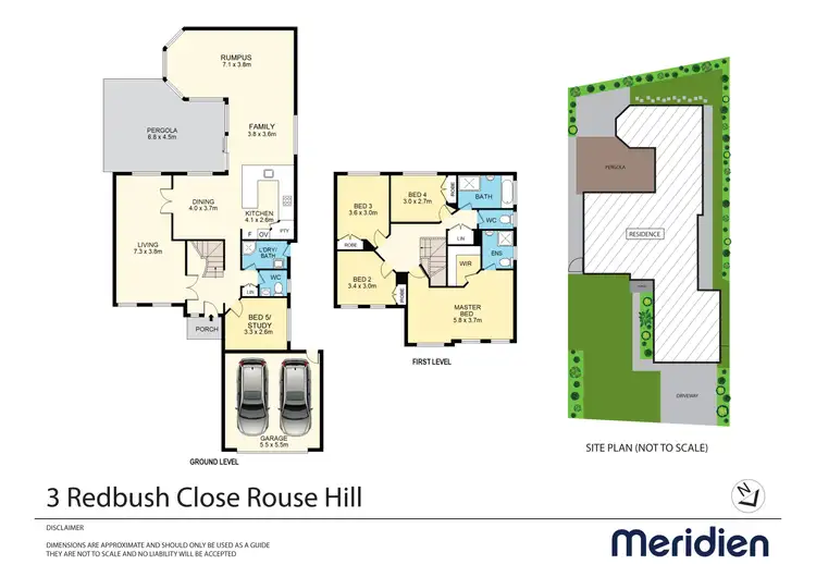 Floorplan of Homely house listing, 3 Redbush Close, Rouse Hill NSW 2155