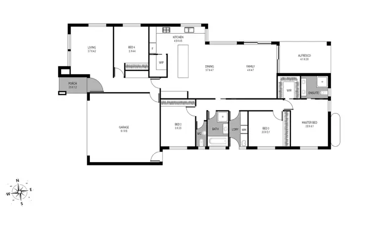 Floorplan of Homely house listing, 54 Bellhouse Crescent, Moncrieff ACT 2914