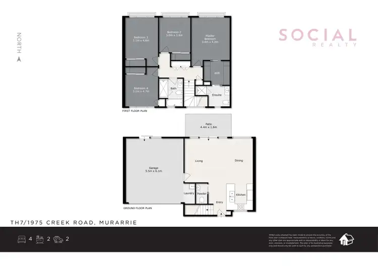 Floorplan of Homely townhouse listing, 7/1975 Creek Road, Murarrie QLD 4172
