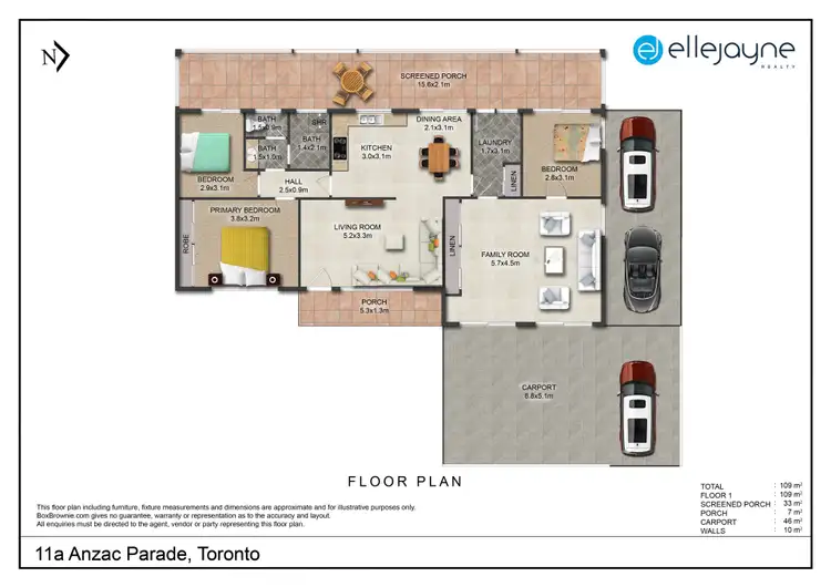 Floorplan of Homely house listing, 11a Anzac Parade, Toronto NSW 2283