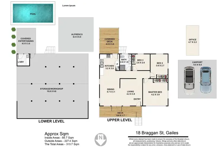 Floorplan of Homely house listing, 18 Braggan Street, Gailes QLD 4300