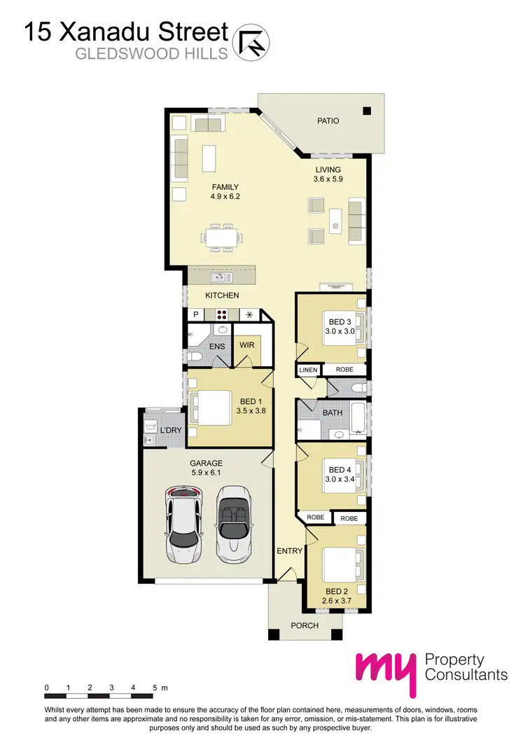 Floorplan of Homely house listing, 15 Xanadu Street, Gledswood Hills NSW 2557