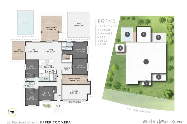 Floorplan of Homely house listing, 22 Macleay Circuit, Upper Coomera QLD 4209