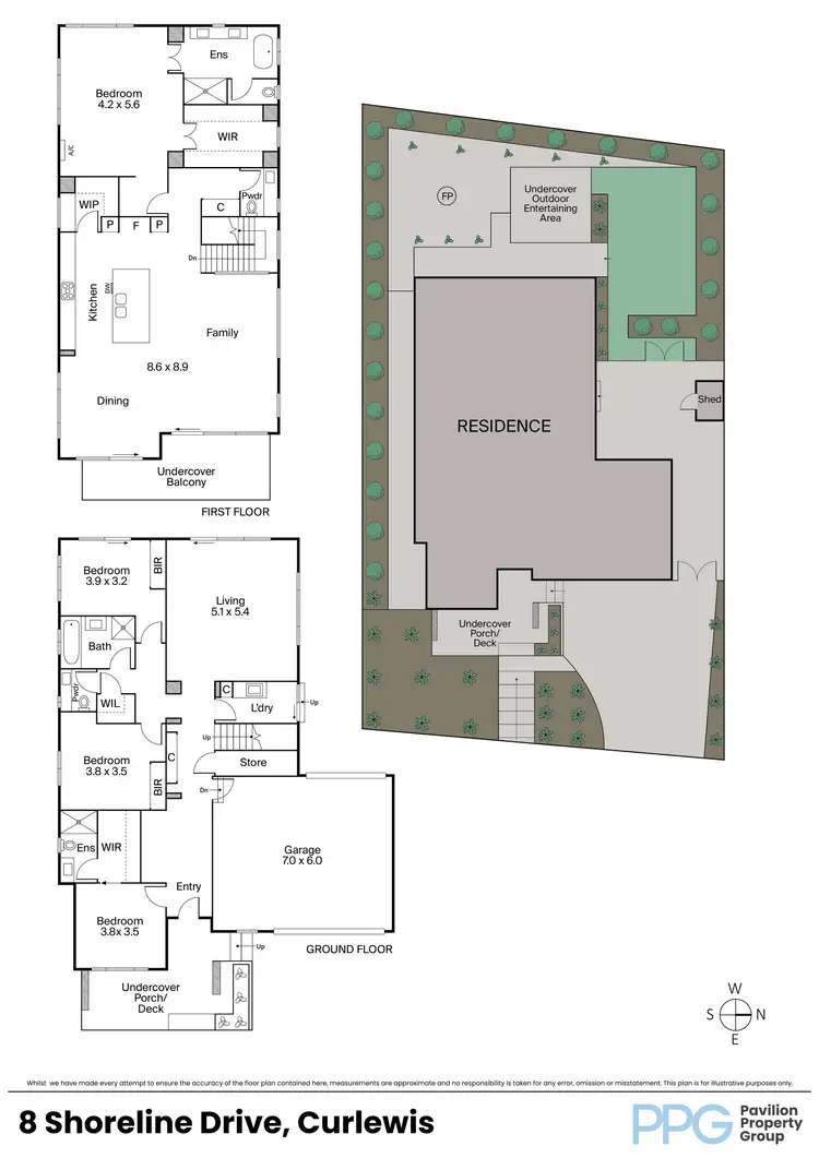 Floorplan of Homely house listing, 8 Shoreline Drive, Curlewis VIC 3222