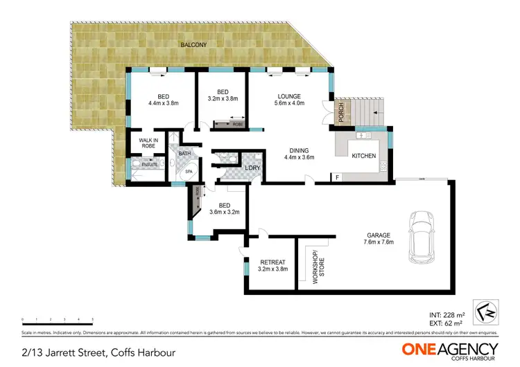 Floorplan of Homely apartment listing, 2/13 Jarrett Street, Coffs Harbour NSW 2450