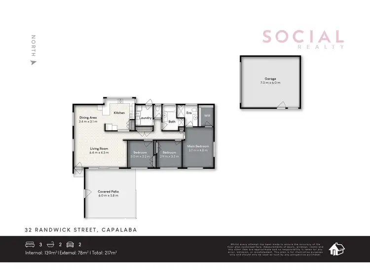Floorplan of Homely house listing, 32 Randwick Street, Capalaba QLD 4157