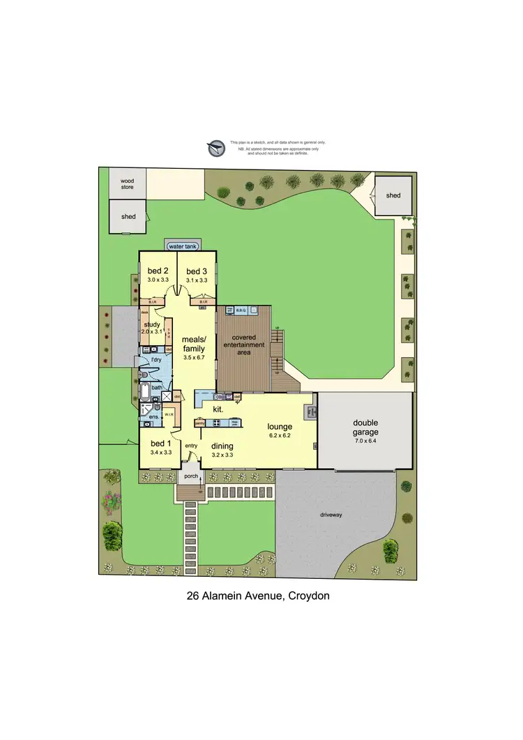 Floorplan of Homely house listing, 26 Alamein Avenue, Croydon VIC 3136