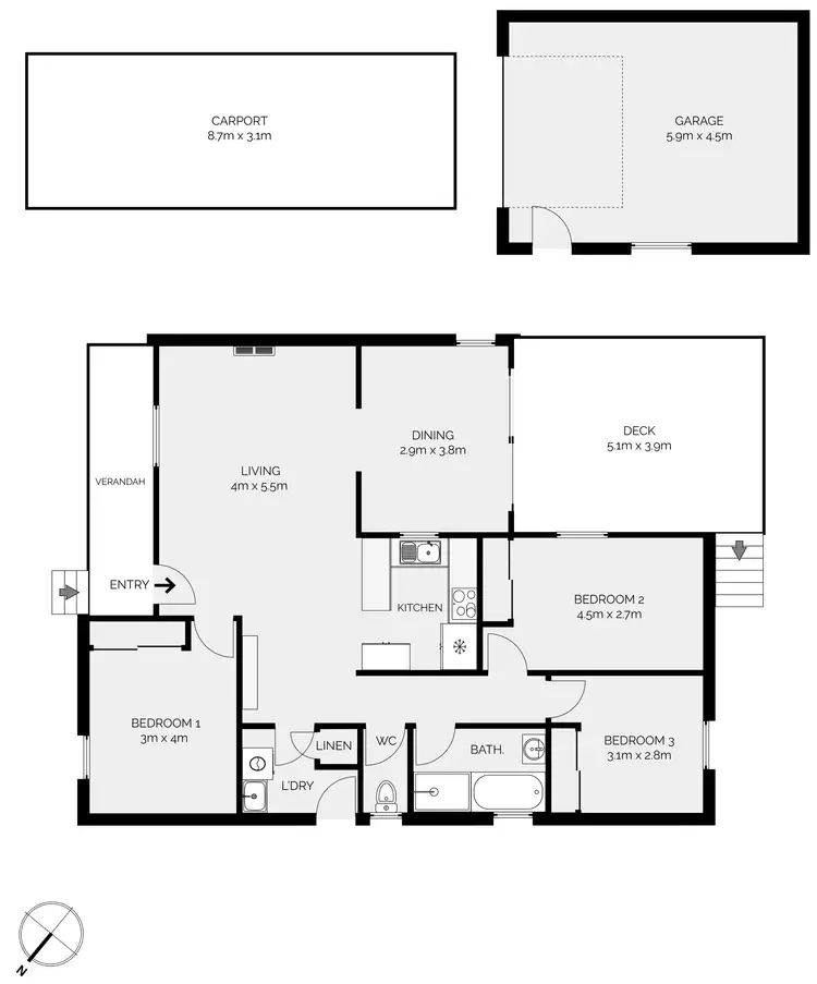 Floorplan of Homely house listing, 21 Trumper Place, Windradyne NSW 2795