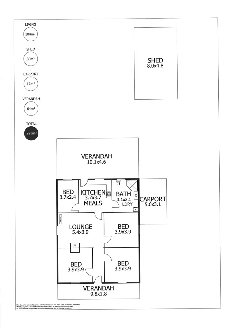 Floorplan of Homely house listing, 6 View Street, Murray Bridge SA 5253