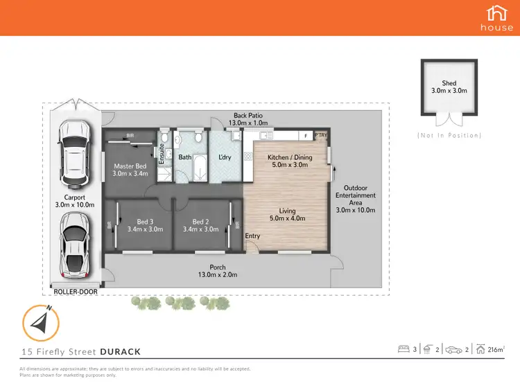 Floorplan of Homely house listing, 15 Firefly Street, Durack QLD 4077