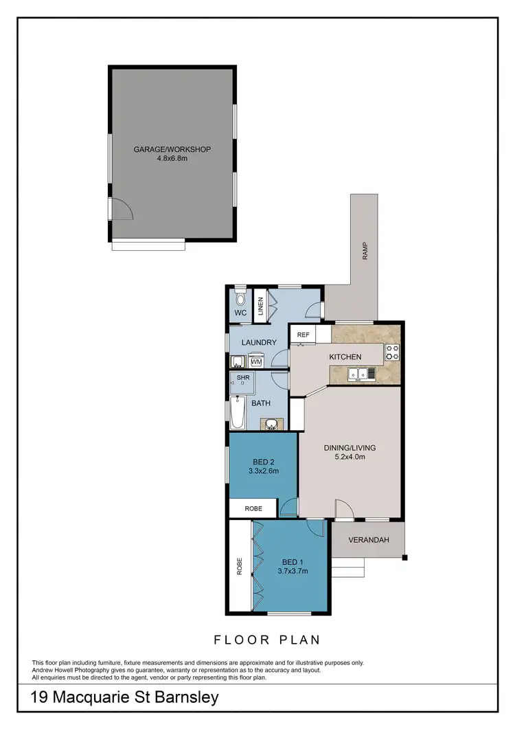 Floorplan of Homely house listing, 19 Macquarie Street, Barnsley NSW 2278