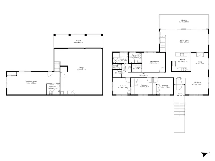 Floorplan of Homely house listing, 4 Hilltop Close, Goonellabah NSW 2480