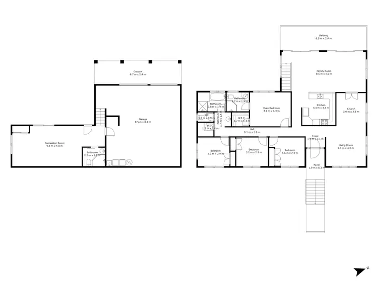 Floorplan of Homely house listing, 4 Hilltop Close, Goonellabah NSW 2480