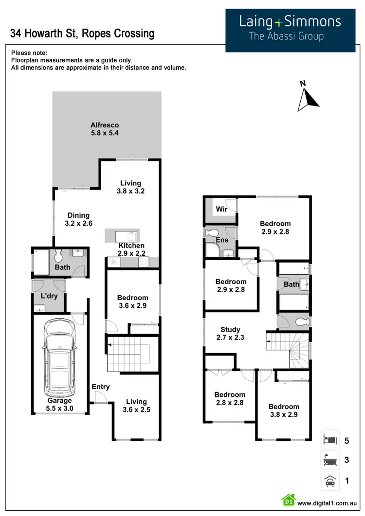 Floorplan of Homely house listing, 34 Howarth Street, Ropes Crossing NSW 2760