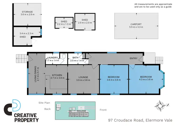 Floorplan of Homely house listing, 97 Croudace Road, Elermore Vale NSW 2287