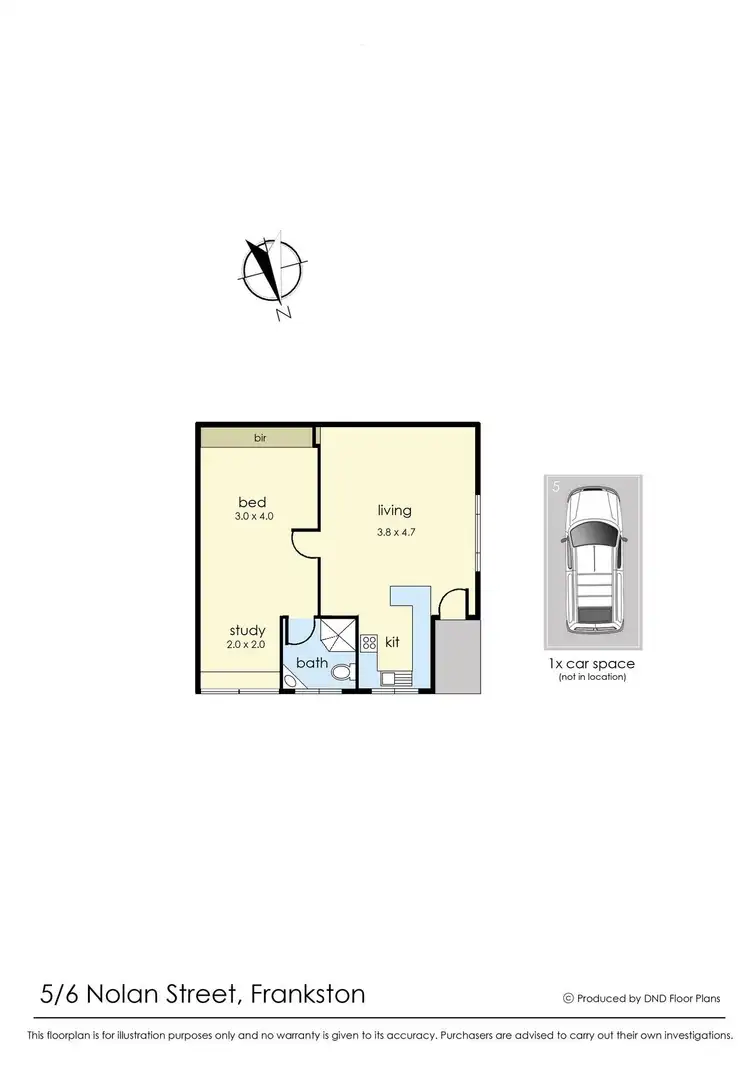 Floorplan of Homely unit listing, 5/6 Nolan Street, Frankston VIC 3199