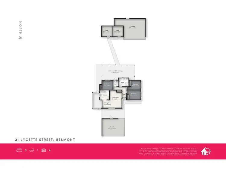 Floorplan of Homely house listing, 31 Lycette Street, Belmont QLD 4153