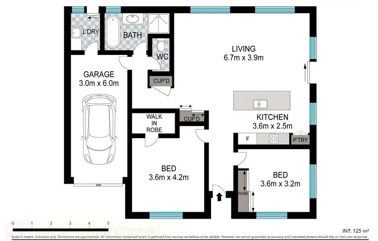 Floorplan of Homely unit listing, 2/40 Isaac Street, North Toowoomba QLD 4350