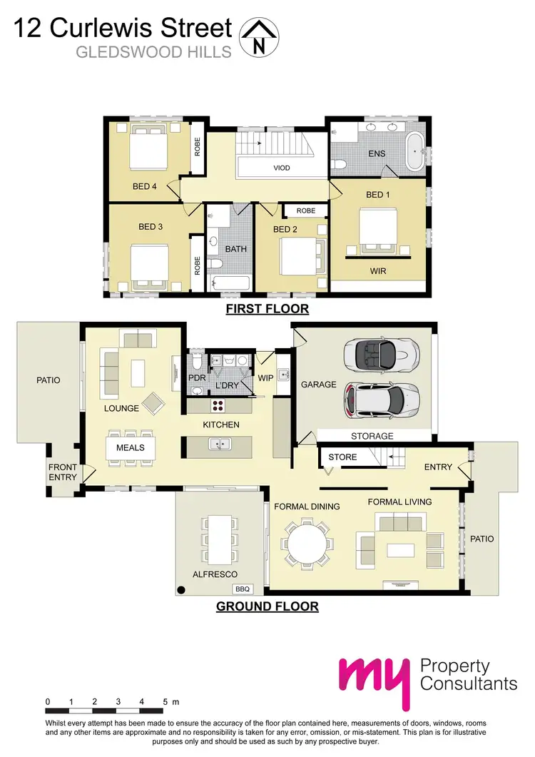 Floorplan of Homely house listing, 12 Curlewis Street, Gledswood Hills NSW 2557