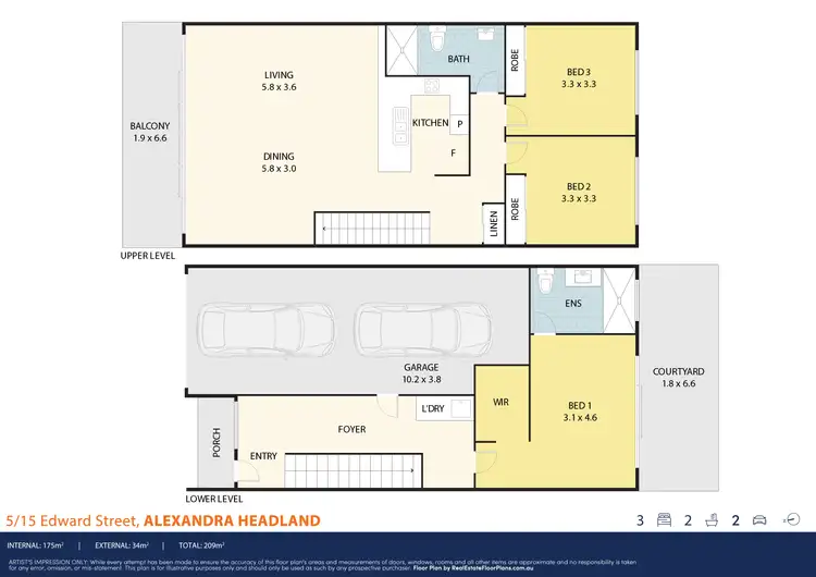 Floorplan of Homely other listing, 5/15 Edward Street, Alexandra Headland QLD 4572