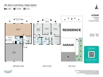 Floorplan of Homely villa listing, 38 John Lund Drive, Hope Island QLD 4212