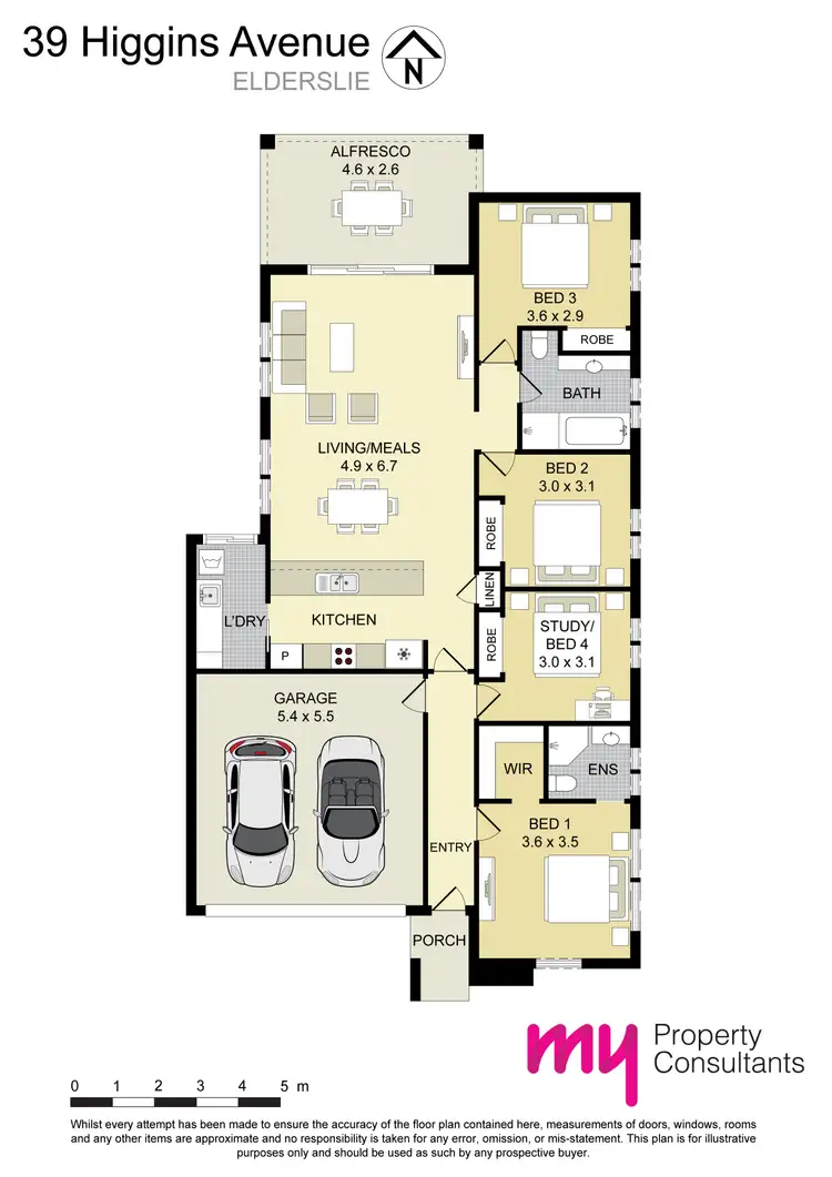Floorplan of Homely house listing, 39 Higgins Avenue, Elderslie NSW 2570