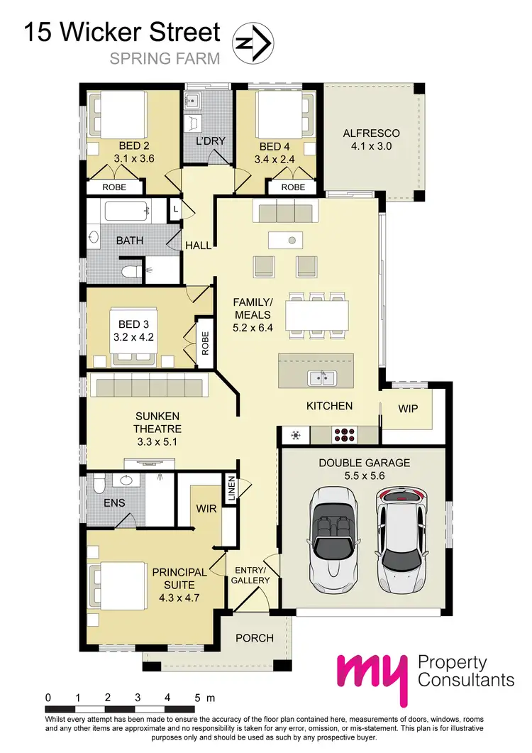 Floorplan of Homely house listing, 15 Wicker Street, Spring Farm NSW 2570