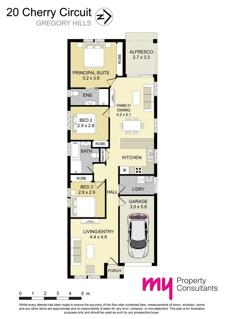 Floorplan of Homely house listing, 20 Cherry Circuit, Gregory Hills NSW 2557