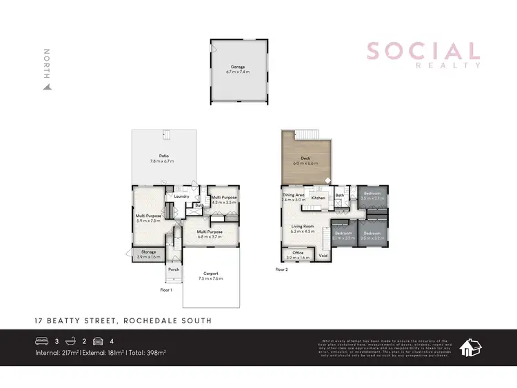Floorplan of Homely house listing, 17 Beatty Street, Rochedale South QLD 4123