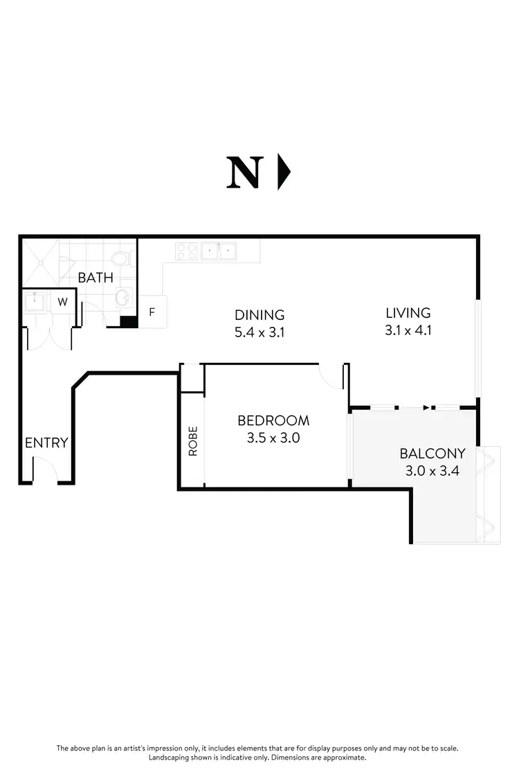 Floorplan of Homely apartment listing, 3/119 Buckley Street, Essendon VIC 3040