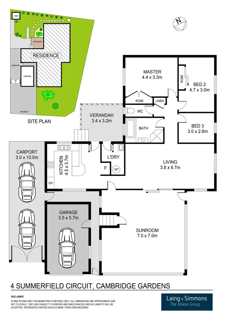 Floorplan of Homely house listing, 4 Summerfield Circuit, Cambridge Gardens NSW 2747
