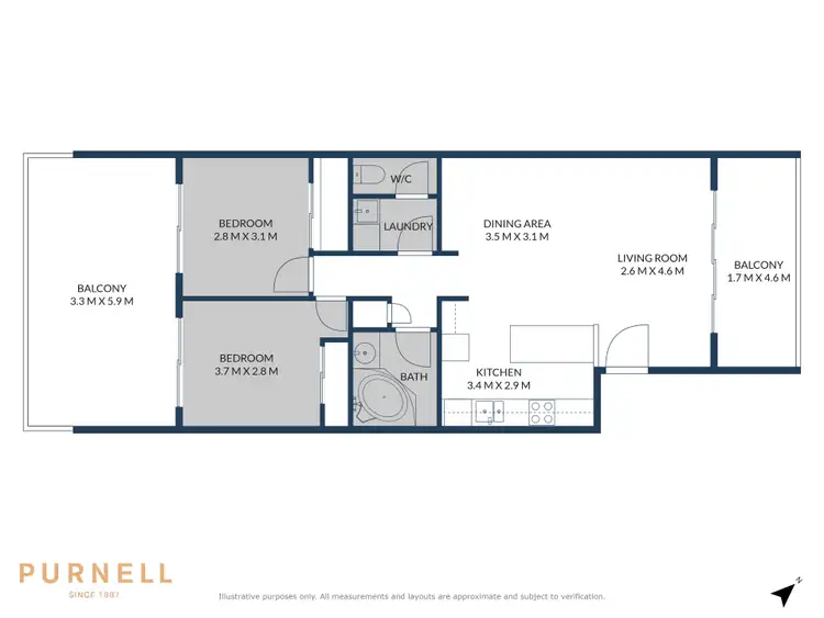 Floorplan of Homely apartment listing, 26/53 McMillan Crescent, Griffith ACT 2603