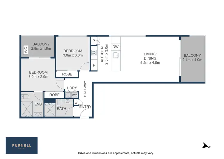 Floorplan of Homely apartment listing, 129/11 Irving Street, Phillip ACT 2606