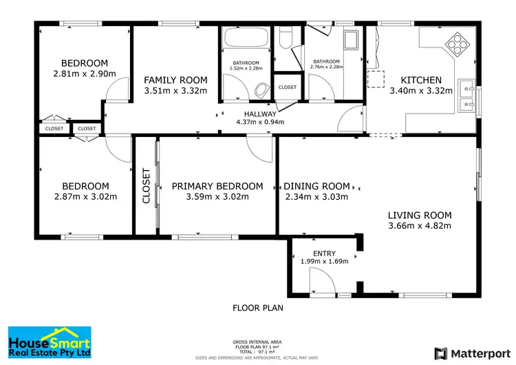 Floorplan of Homely house listing, 156 Sydenham Street, Kewdale WA 6105